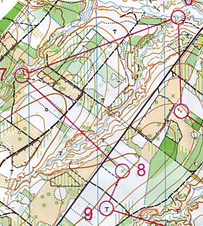 Mistrovstvi CR v nocnim OB 2008, mapa Bobr 2008