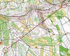 Mistrovstvi Moravy na klasice 2008, mapa Ptensky zleb