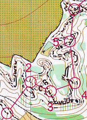 5 etap OB Valečov, E4, mapa Smrkovec