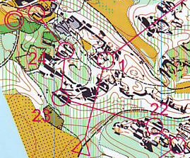 5 etap OB Valečov 2008, E5, mapa Valečov